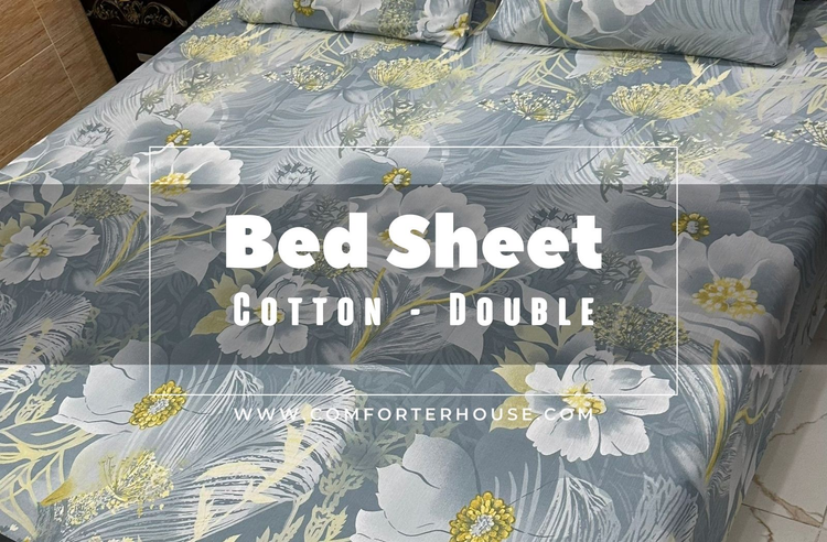 Comforter House Export Quality Pure Cotton Bed Sheets King Size