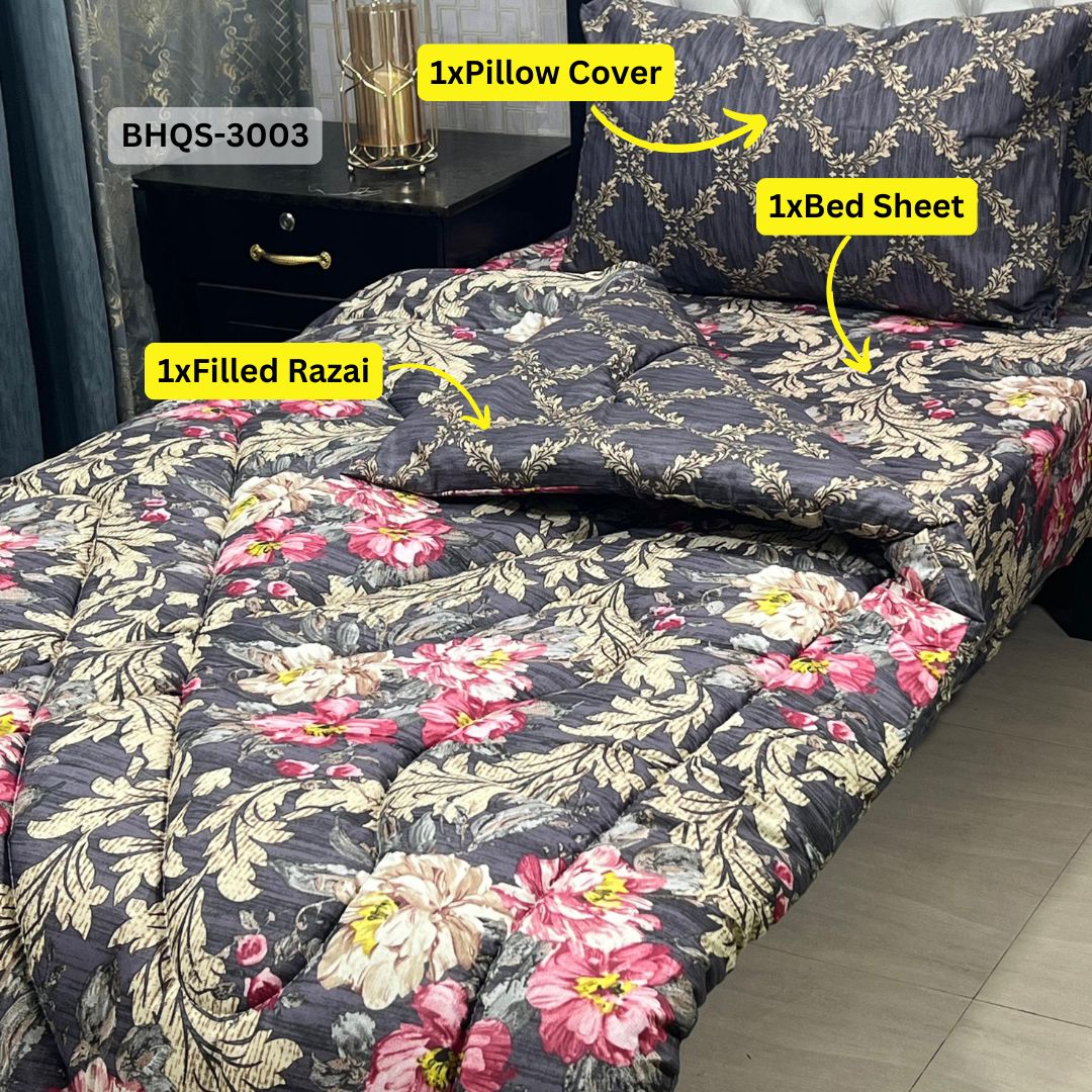 Comforter House | Vicky Razai / Quilt Set | Single Bed | BHQS-3003