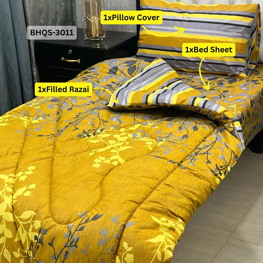 Comforter House | Vicky Razai / Quilt Set | Single Bed | BHQS-3011