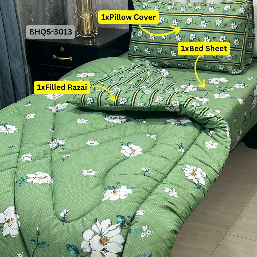 Comforter House | Vicky Razai / Quilt Set | Single Bed | BHQS-3013