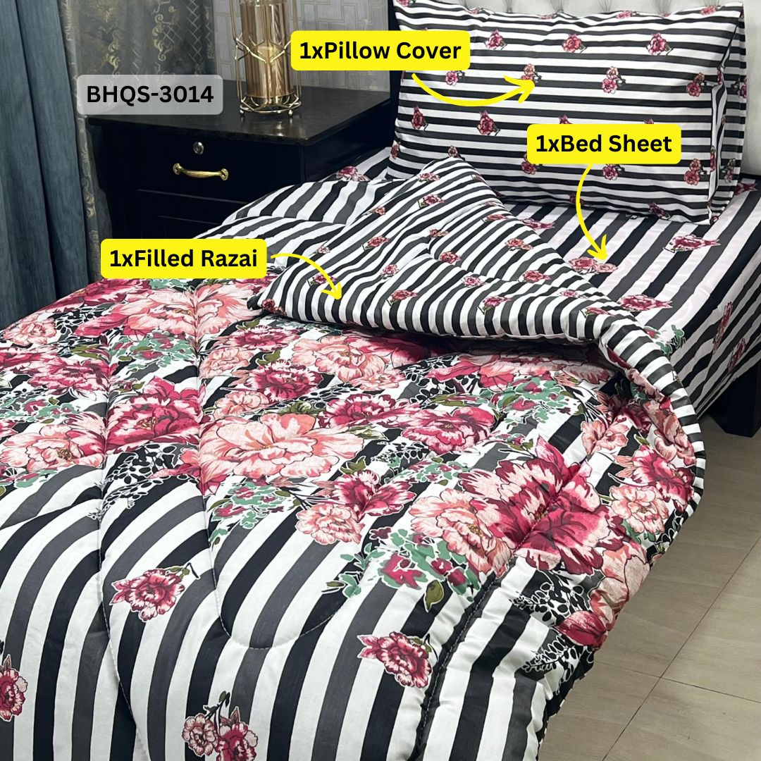 Comforter House | Vicky Razai / Quilt Set | Single Bed | BHQS-3014
