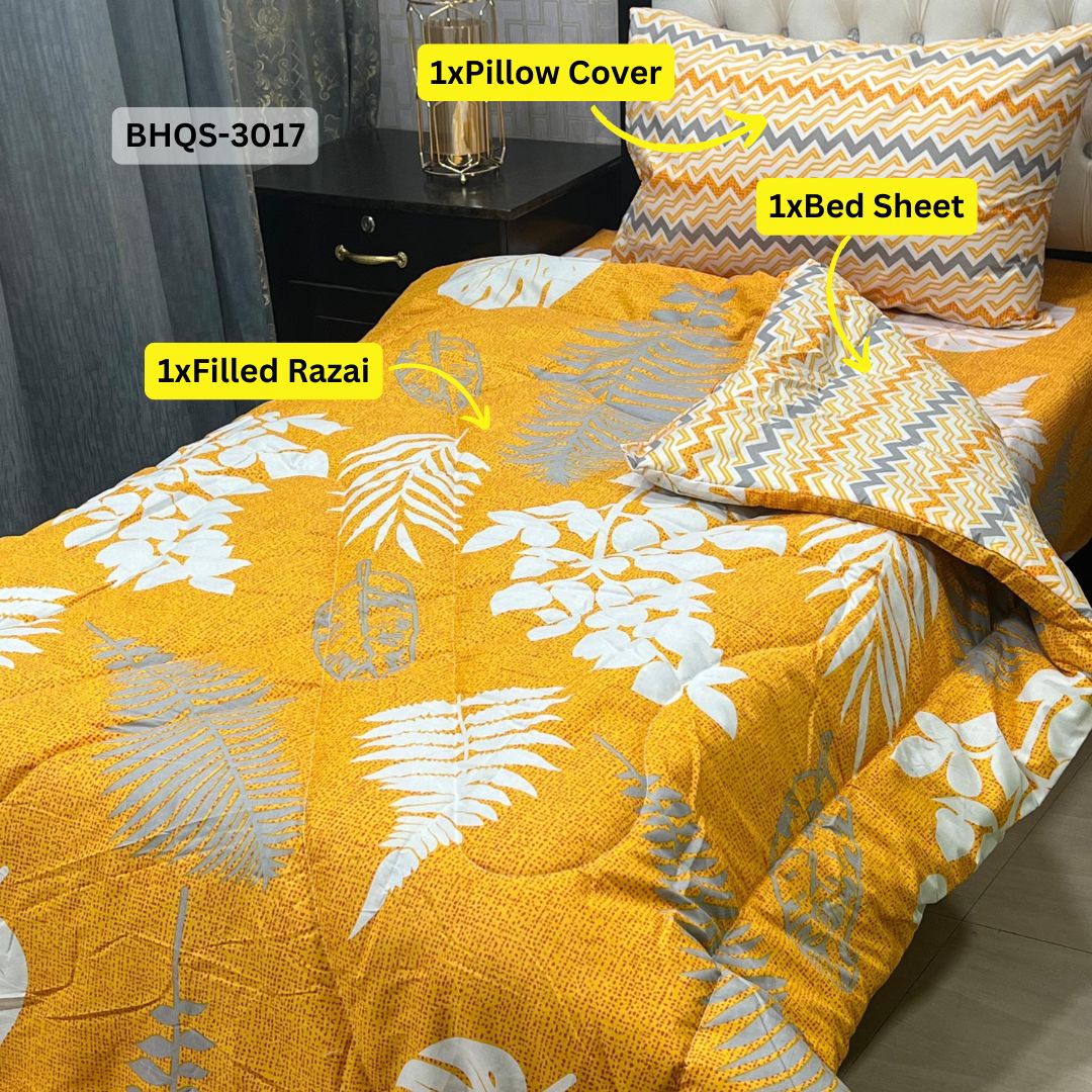 Comforter House | Vicky Razai / Quilt Set | Single Bed | BHQS-3017