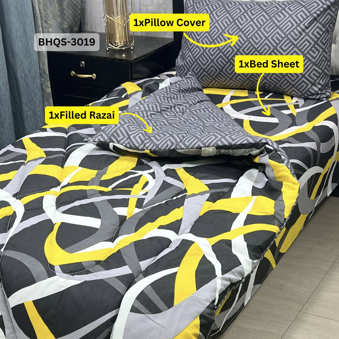 Comforter House | Vicky Razai / Quilt Set | Single Bed | BHQS-3019