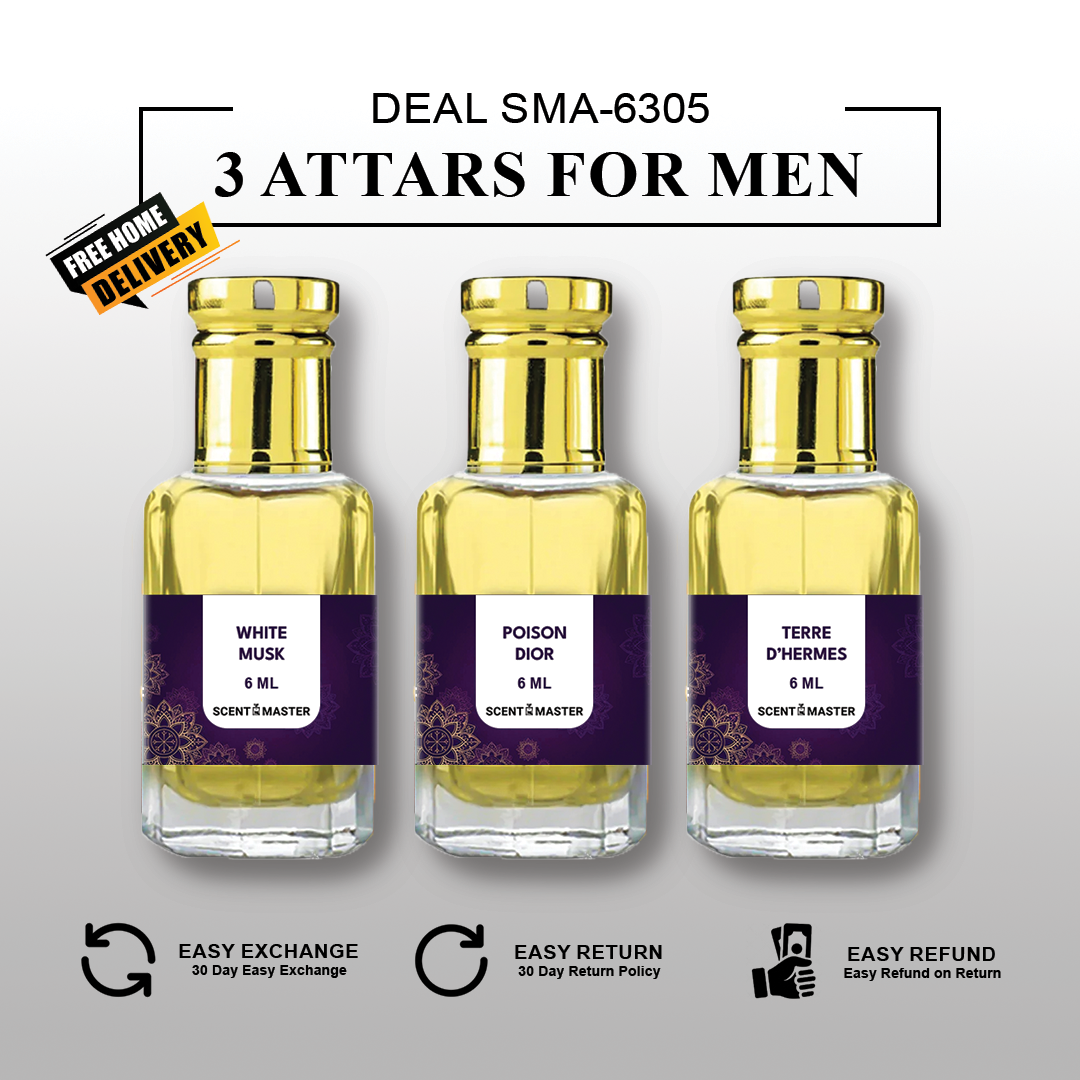 Luxury Attar Bundle: Pack of 3 | SMA-6305