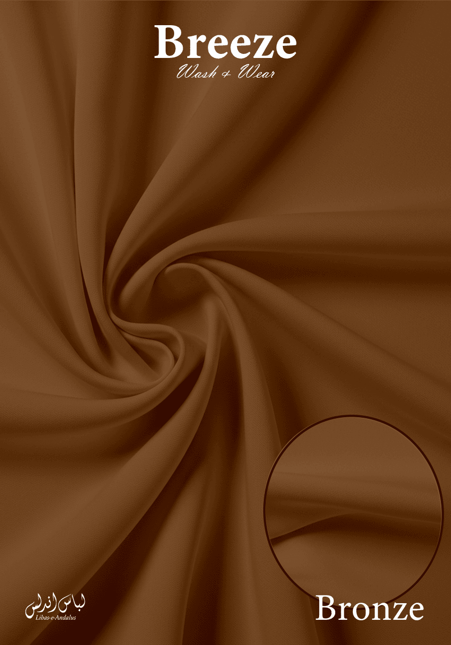 Breeze Premium Tropical Wash and Wear Unstitched Fabric for Men | Bronze