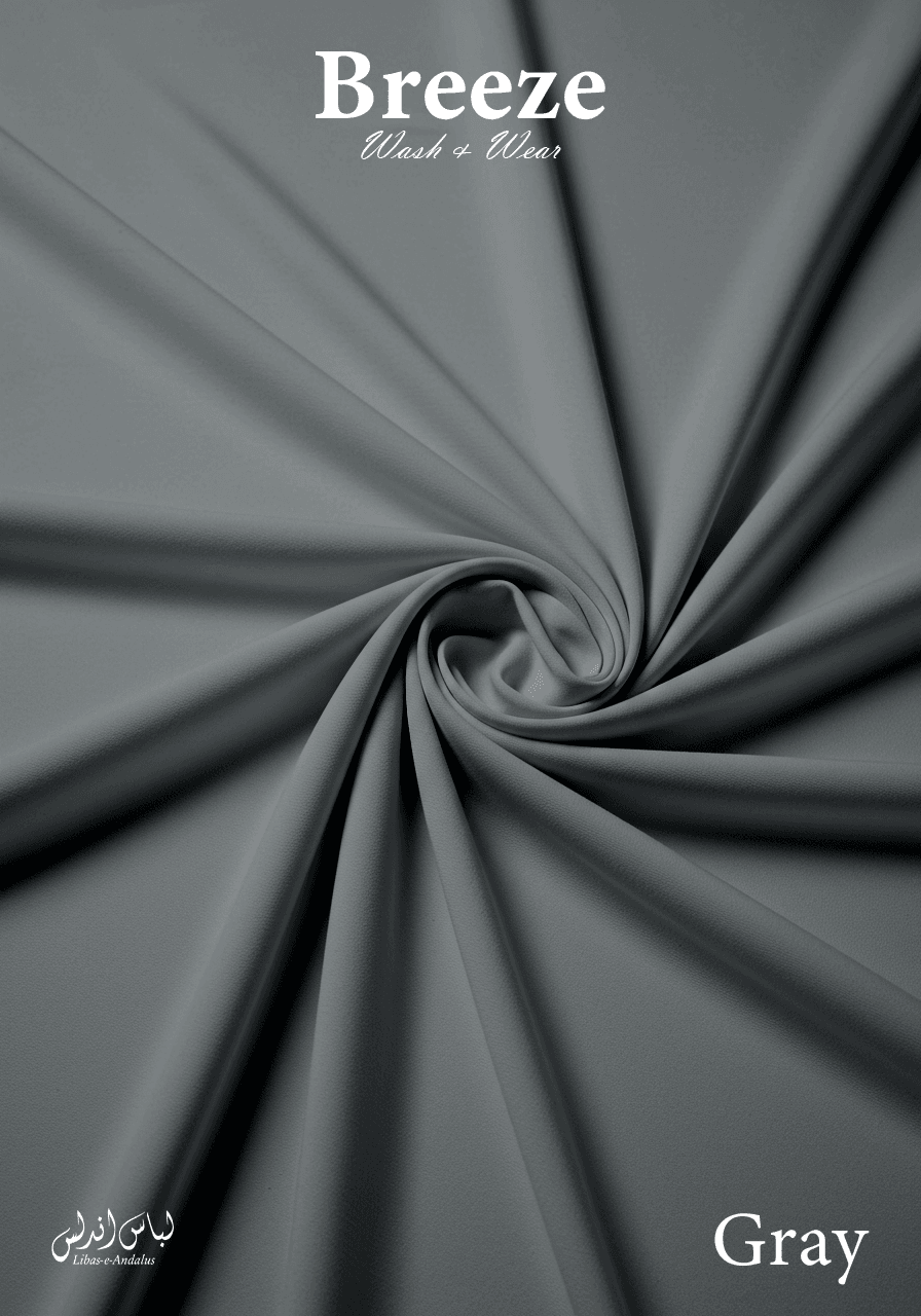 Breeze Premium Tropical Wash and Wear Unstitched Fabric for Men | Gray