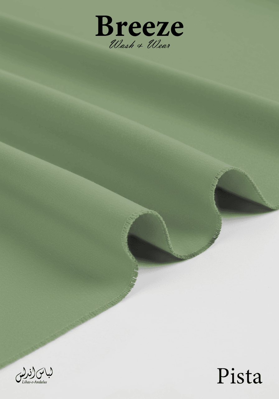 Breeze Premium Tropical Wash and Wear Unstitched Fabric for Men | Pista