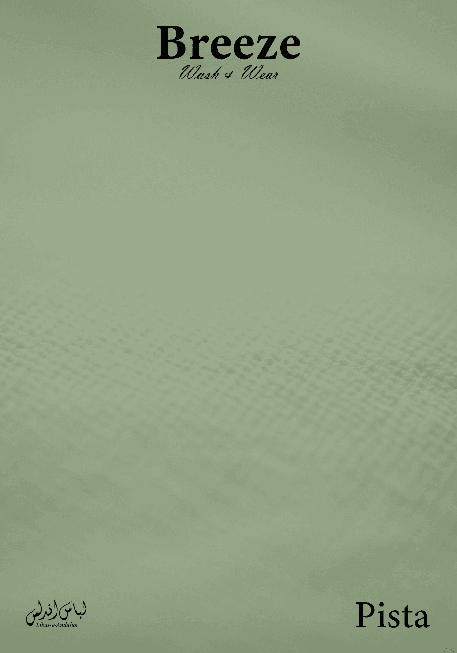 Breeze Premium Tropical Wash and Wear Unstitched Fabric for Men | Pista