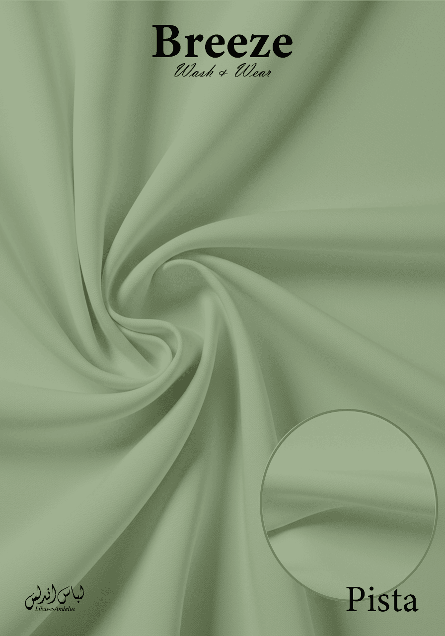 Breeze Premium Tropical Wash and Wear Unstitched Fabric for Men | Pista