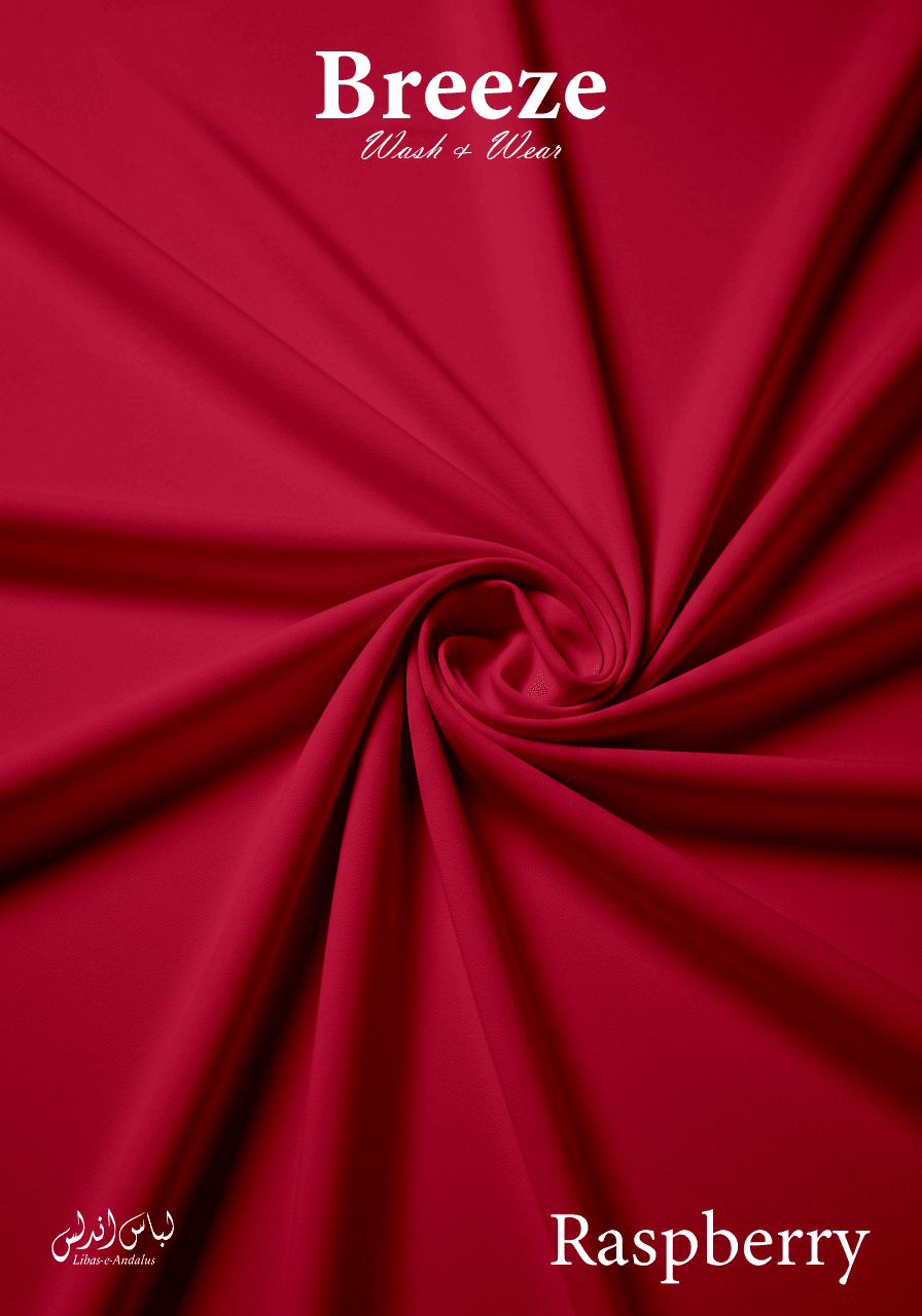 Breeze Premium Tropical Wash and Wear Unstitched Fabric for Men | Raspberry