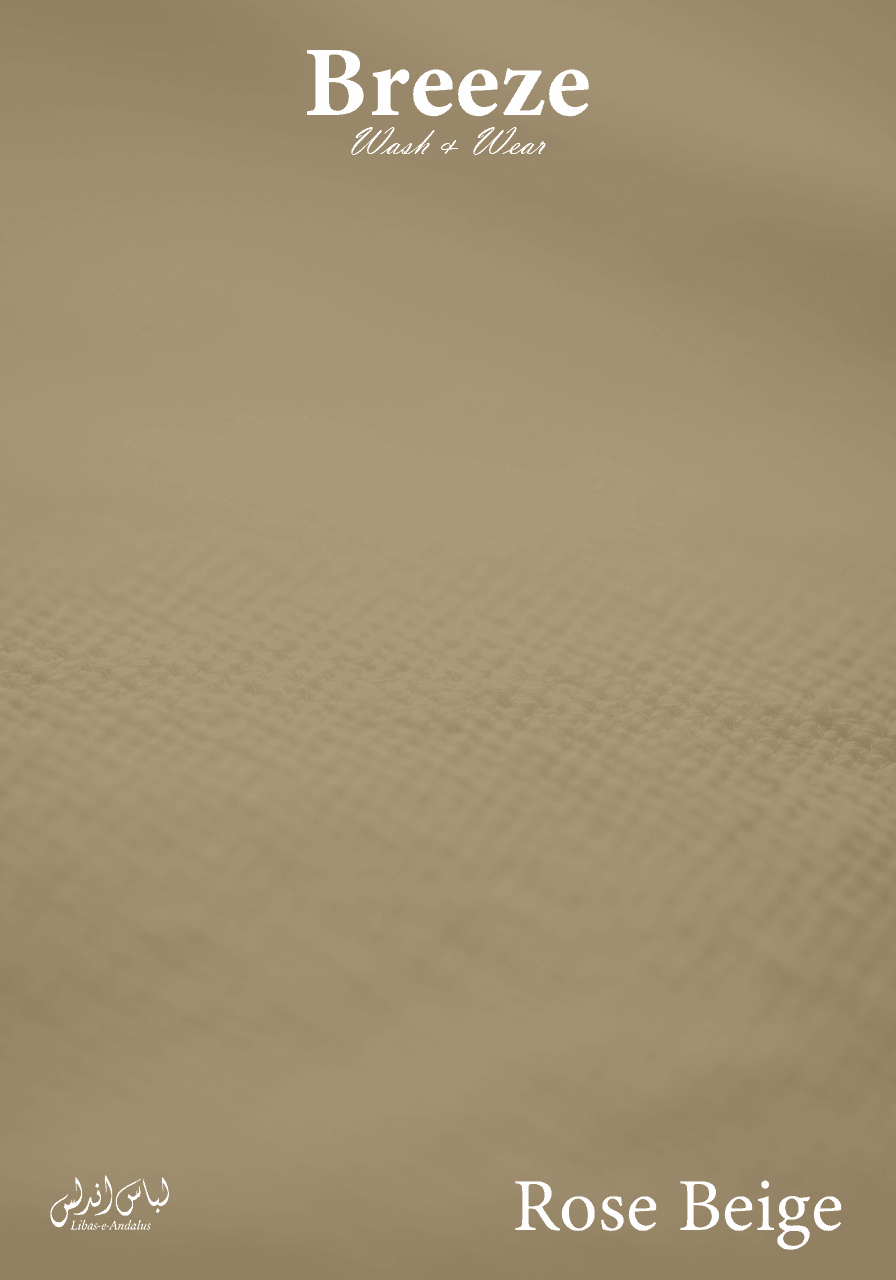 Breeze Premium Tropical Wash and Wear Unstitched Fabric for Men | Rose Beige