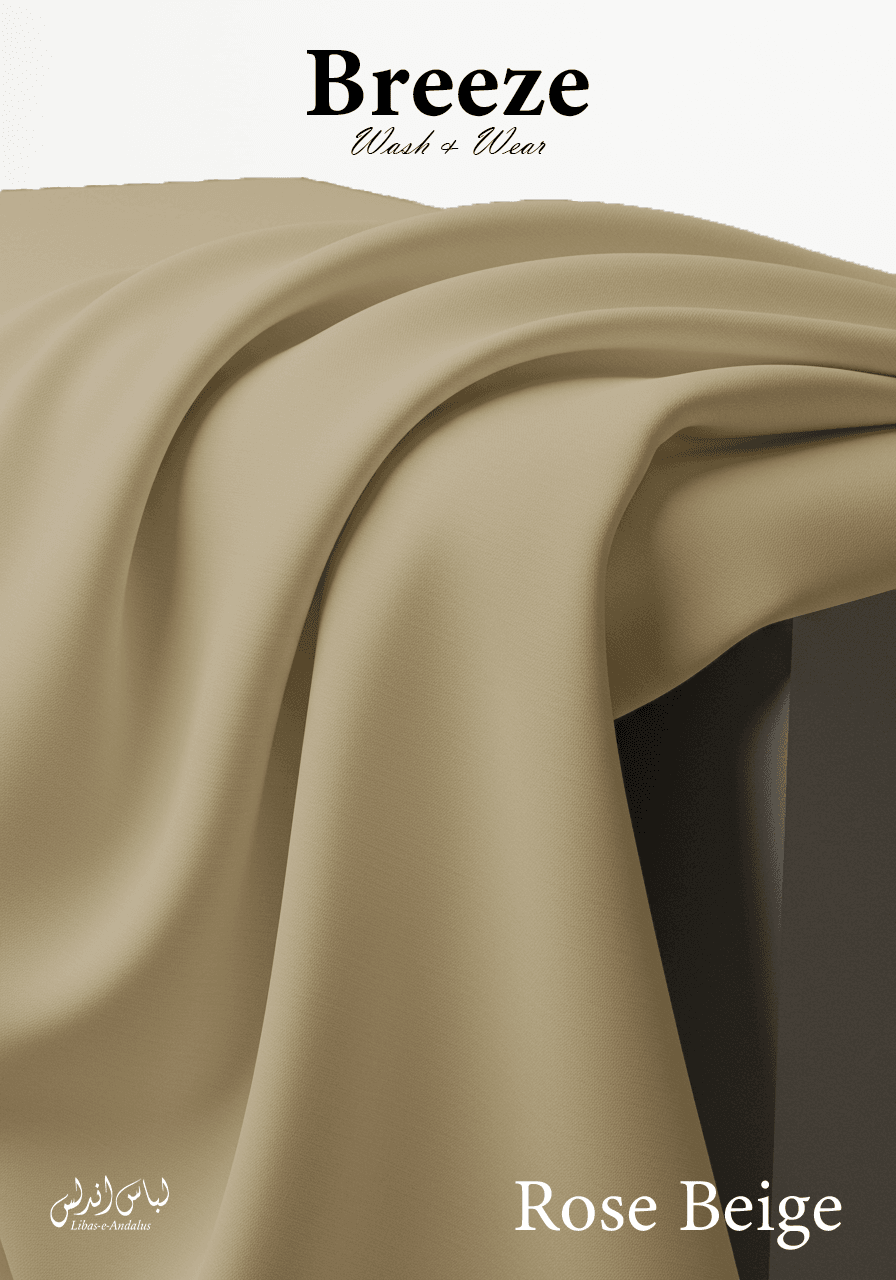 Breeze Premium Tropical Wash and Wear Unstitched Fabric for Men | Rose Beige