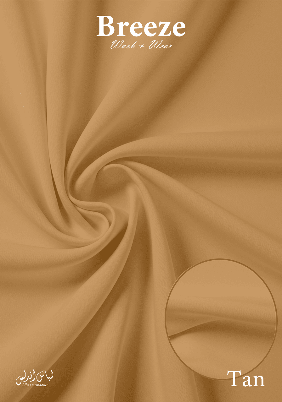 Breeze Premium Tropical Wash and Wear Unstitched Fabric for Men | Tan