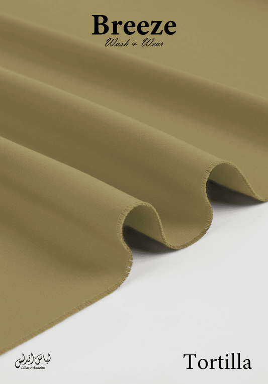 Breeze Premium Tropical Wash and Wear Unstitched Fabric for Men | Tortilla