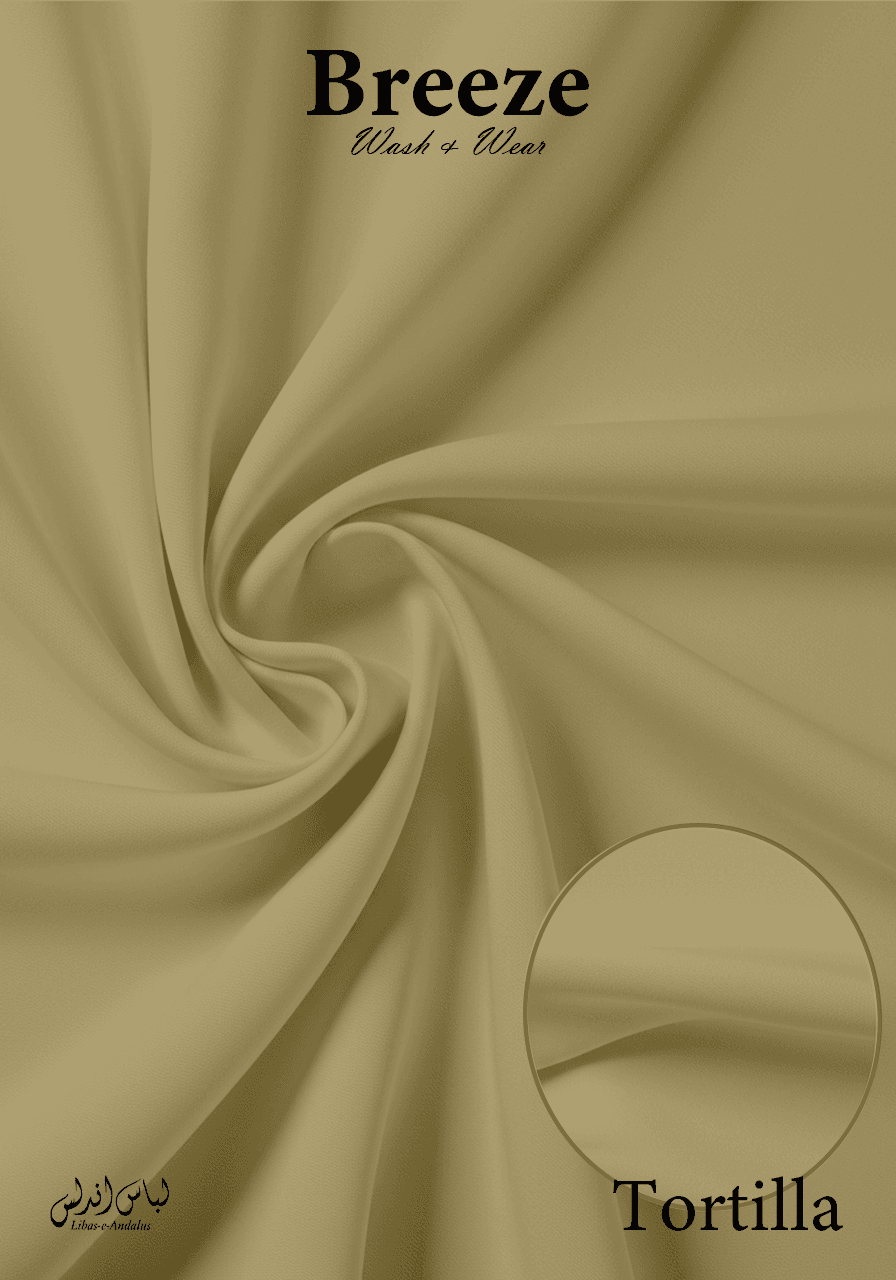 Breeze Premium Tropical Wash and Wear Unstitched Fabric for Men | Tortilla