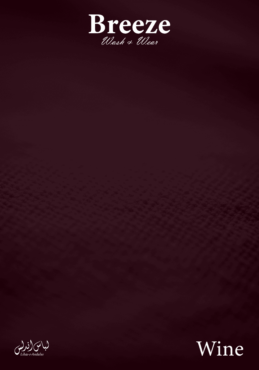 Breeze Premium Tropical Wash and Wear Unstitched Fabric for Men | Wine