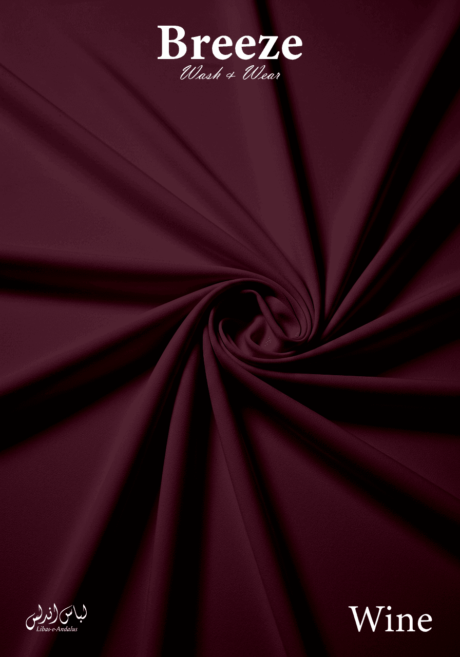 Breeze Premium Tropical Wash and Wear Unstitched Fabric for Men | Wine