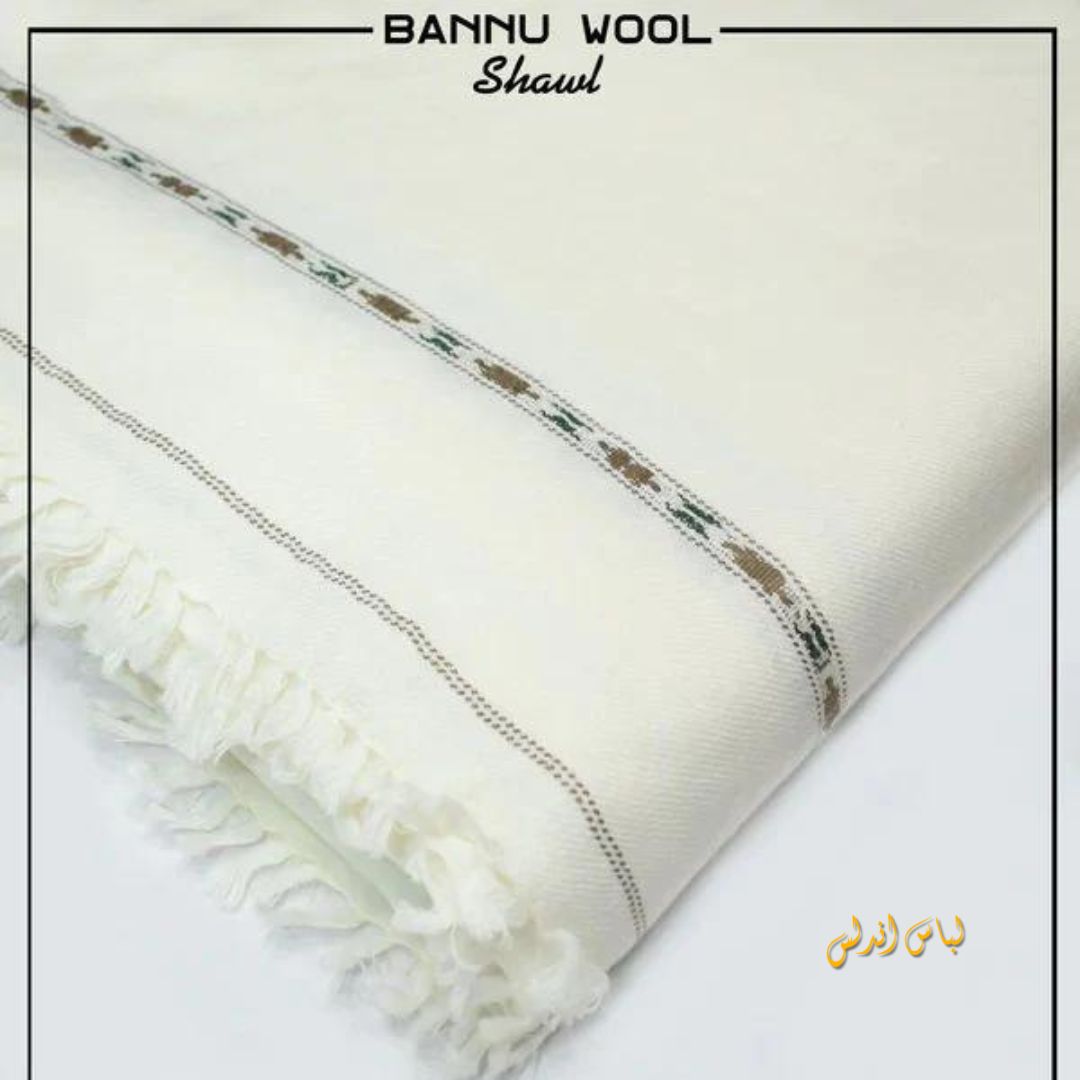 The Libas-e-Andalus Premium Wool Shawl, crafted from the finest 100% wool for unparalleled comfort and warmth.