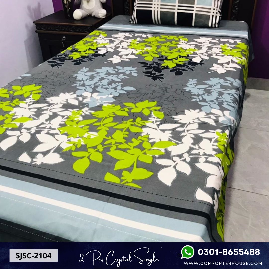 Crystal Bed Sheet | Charpai | Single Bed | CHCS-2104