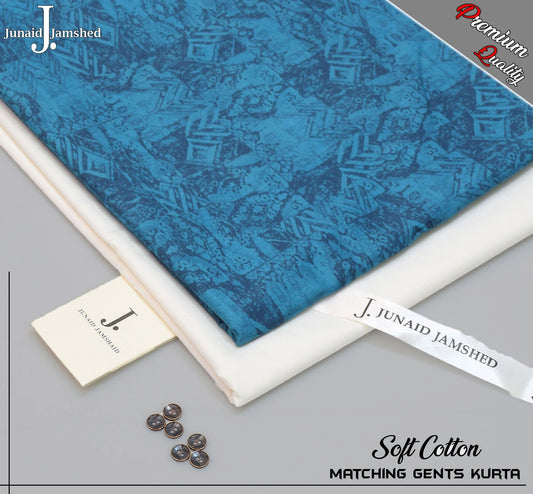 Summer Cotton Unstitched Matching Kurta for Men -JJPK-02