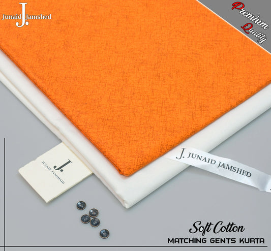 Summer Cotton Unstitched Matching Kurta for Men -JJPK-03