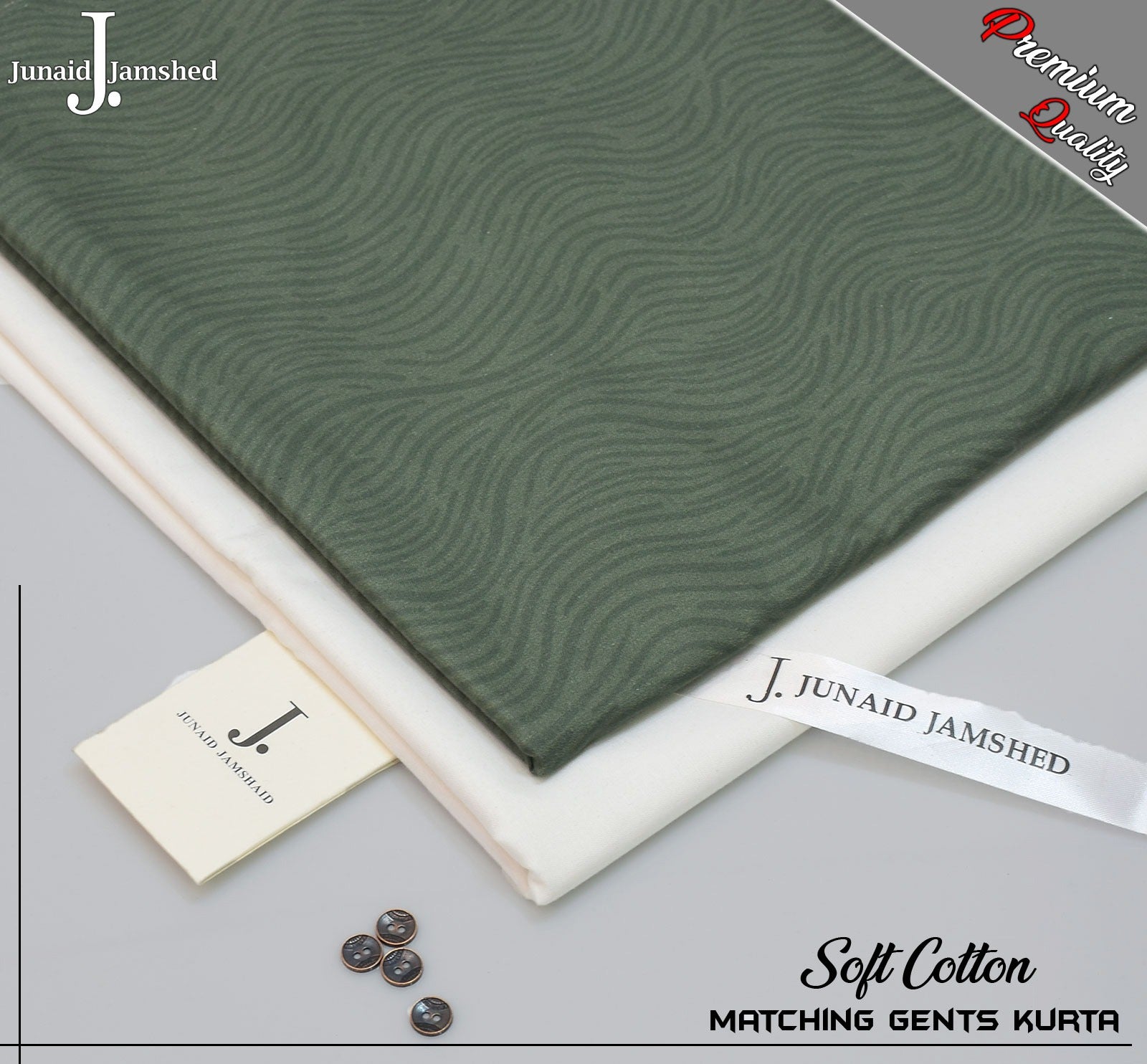 Summer Cotton Unstitched Matching Kurta for Men -JJPK-04