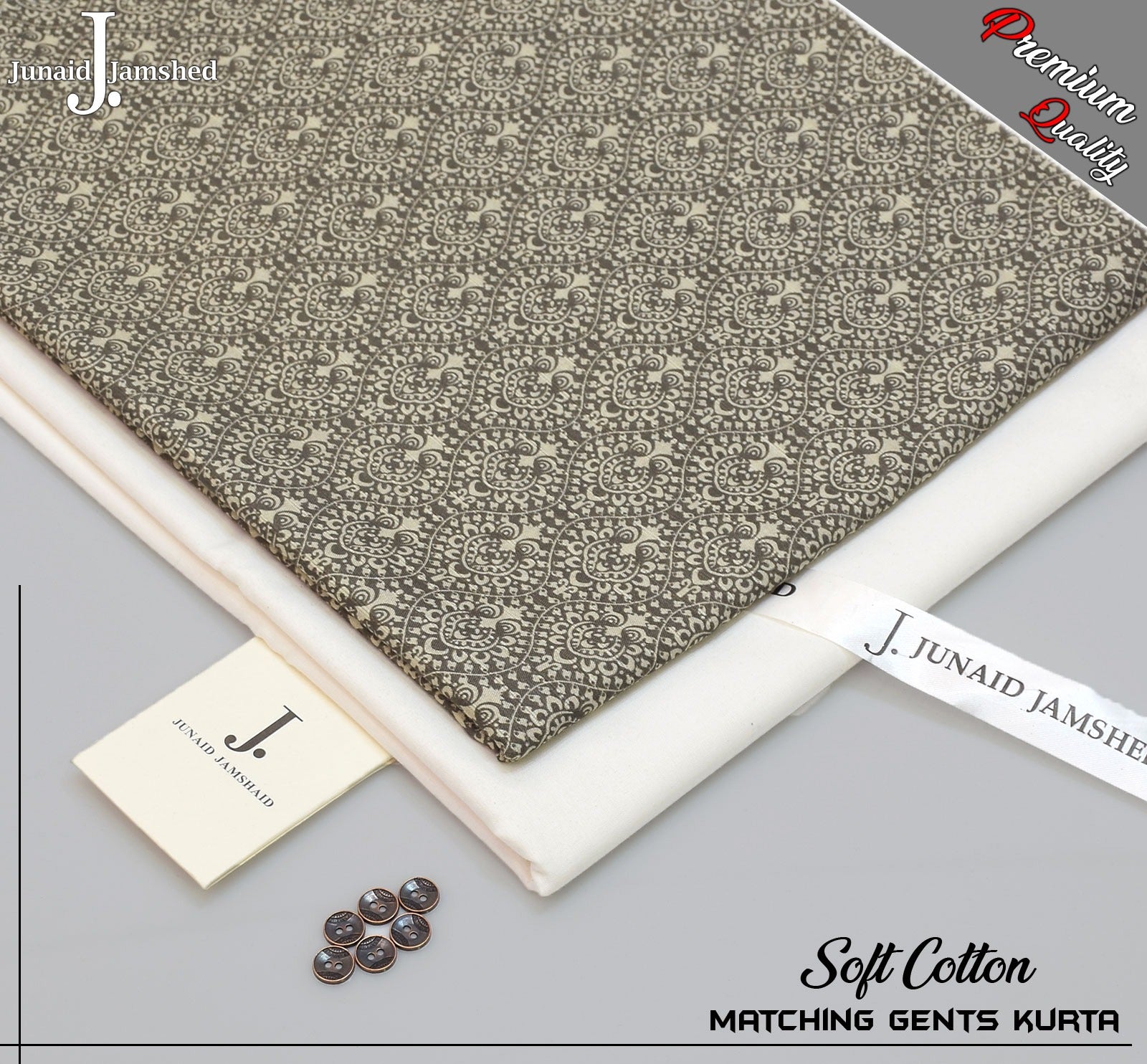 Summer Cotton Unstitched Matching Kurta for Men -JJPK-09