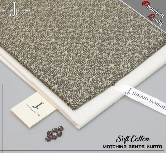 Summer Cotton Unstitched Matching Kurta for Men -JJPK-09
