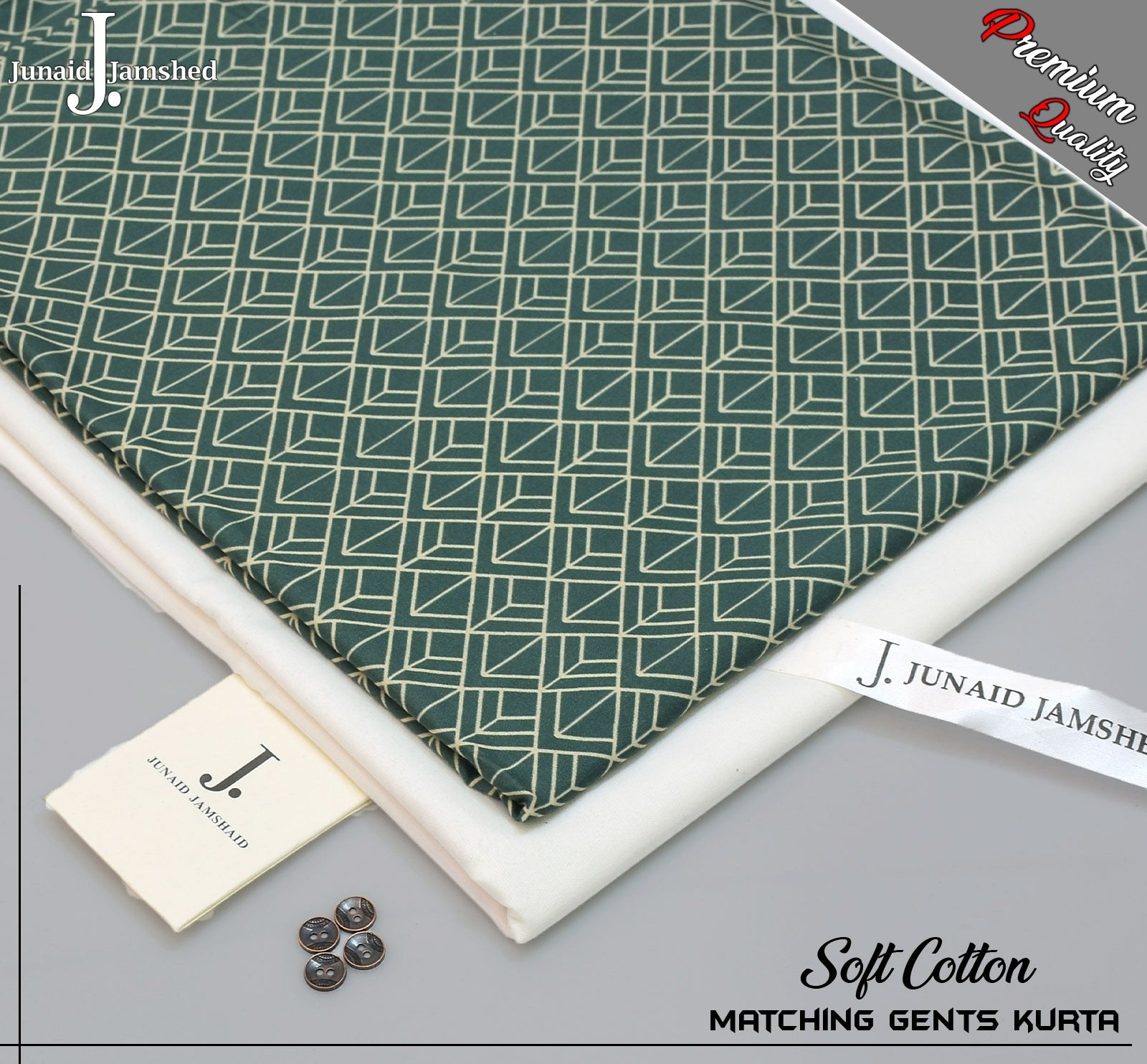 Summer Cotton Unstitched Matching Kurta for Men -JJPK-11