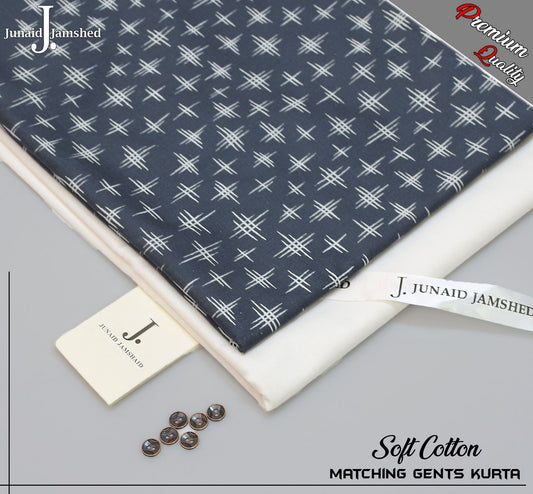 Summer Cotton Unstitched Matching Kurta for Men -JJPK-19