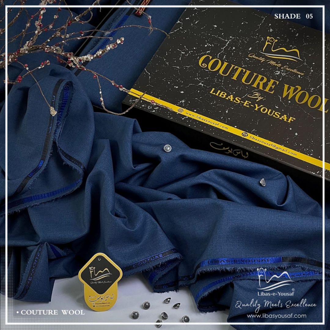 Libas-e-Yousaf Couture Wool Fabric Unstitched Suit for Men's | CTW-05