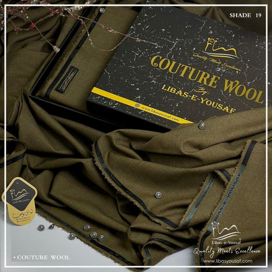 Libas-e-Yousaf Couture Wool Fabric Unstitched Suit for Men's | CTW-19