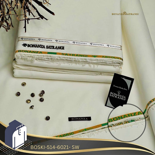 BS Kamal Wash and Wear Unstitched Suit for Men | 4 Season | Boski | BS-514-6021-SW