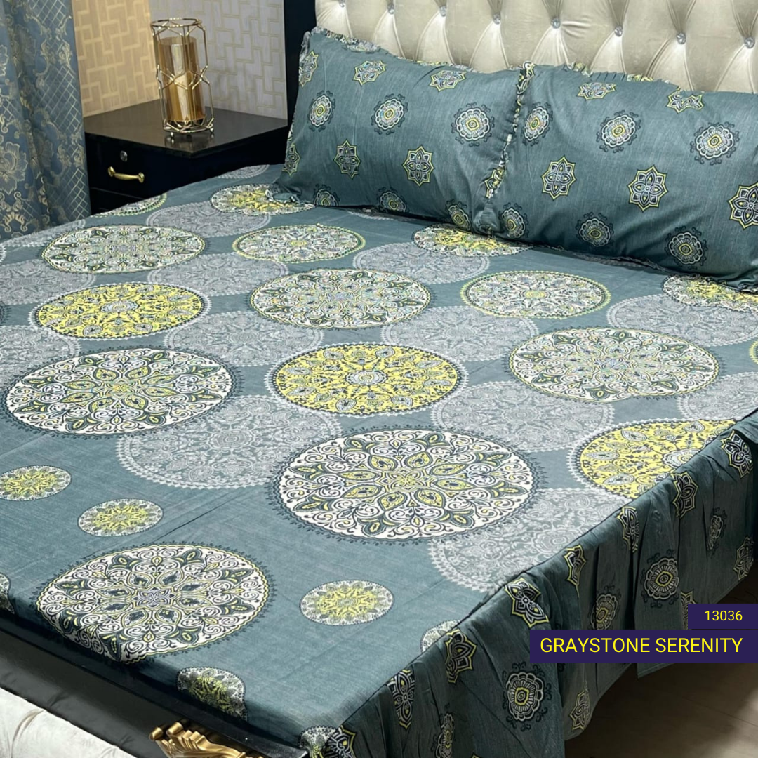 Graystone Serenity - Frilled Bed Sheet