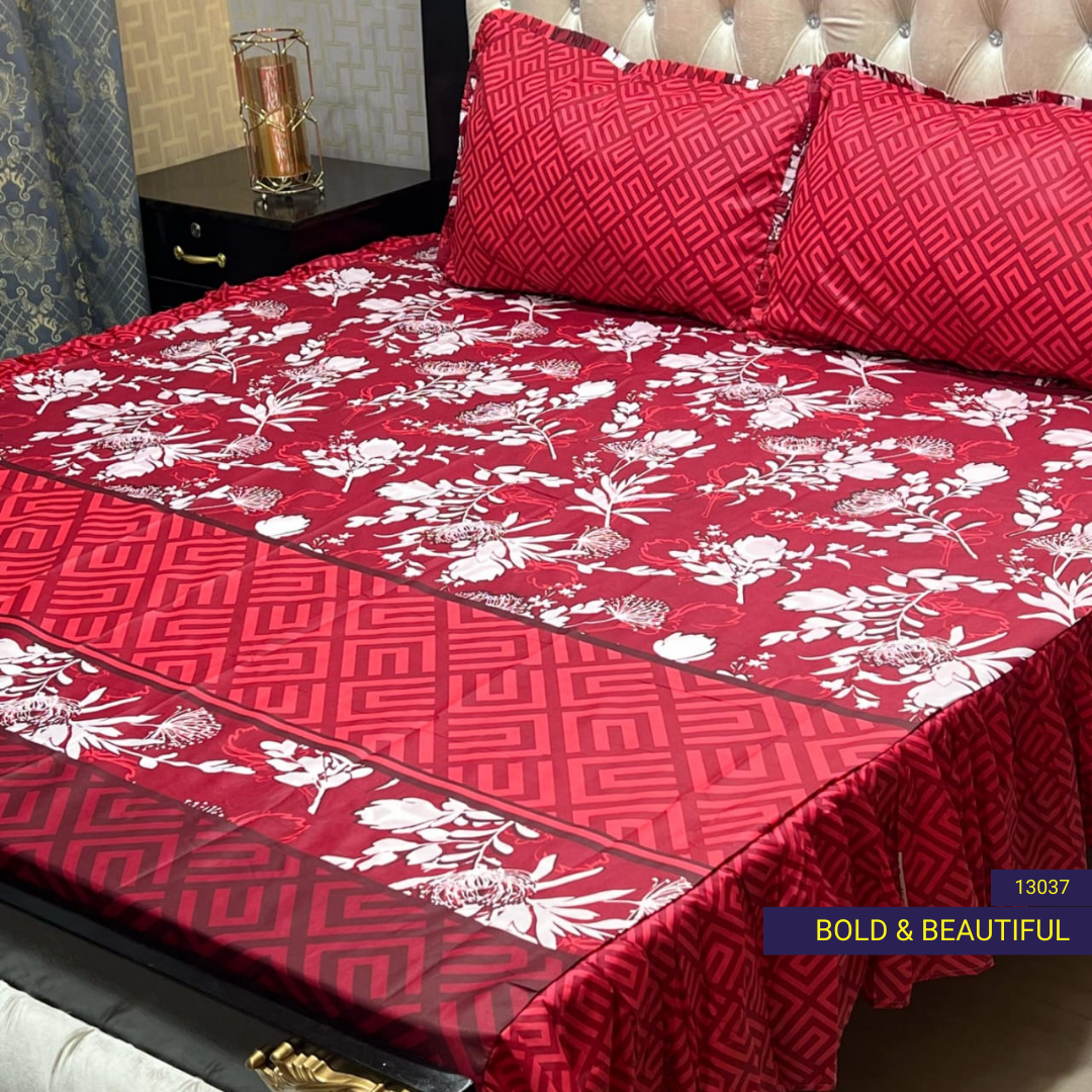 Bold & Beautiful - Frilled Bed Sheet