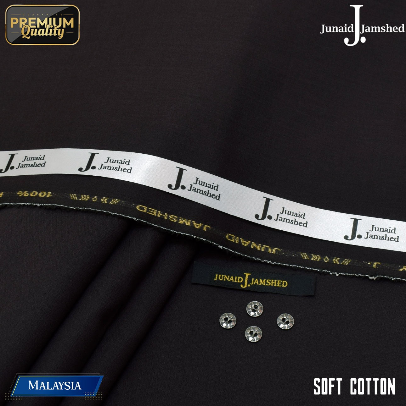 Premium Quality Summer Cotton Unstitched Suit for Men - Malaysia - JJCT-21