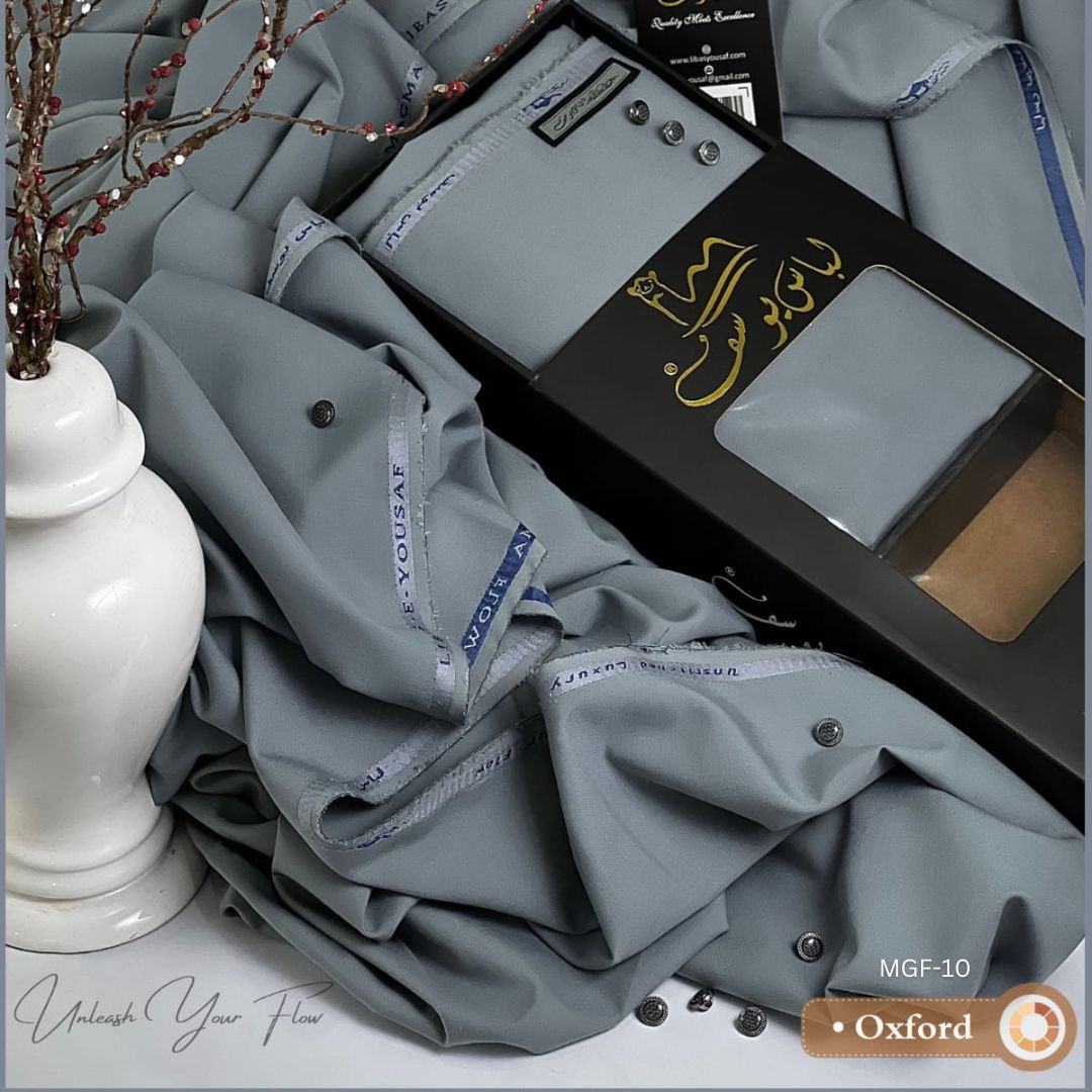 Libas-e-Yousaf Magma Flow Premium Quality Winter Wash and Wear Unstitched Suit for Men | Oxford | MGF-10