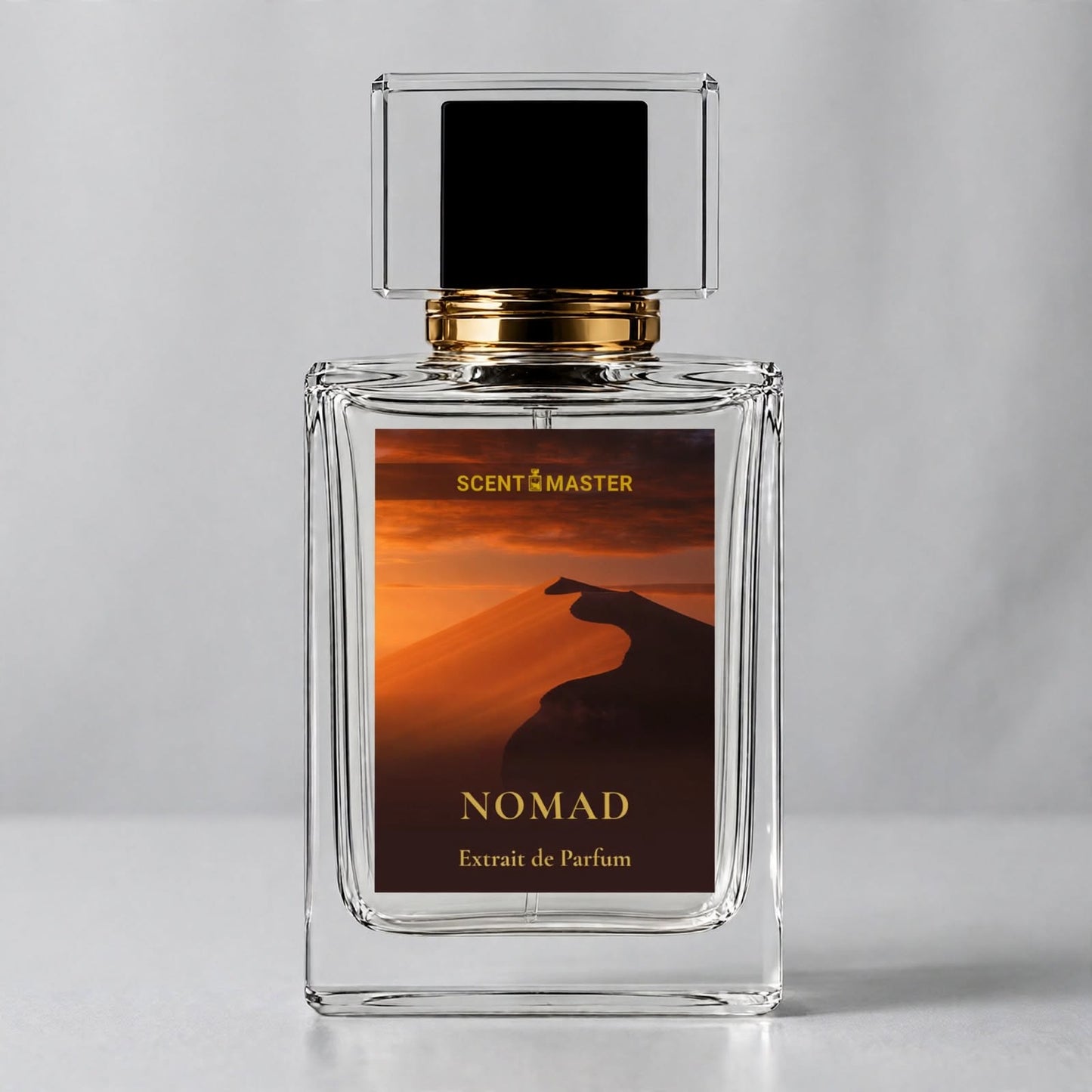 Nomad 100ml perfume bottle render by Scent Master