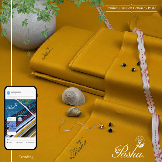 PASHA Premium Plus Cotton Unstitched Suit for Men | Trending