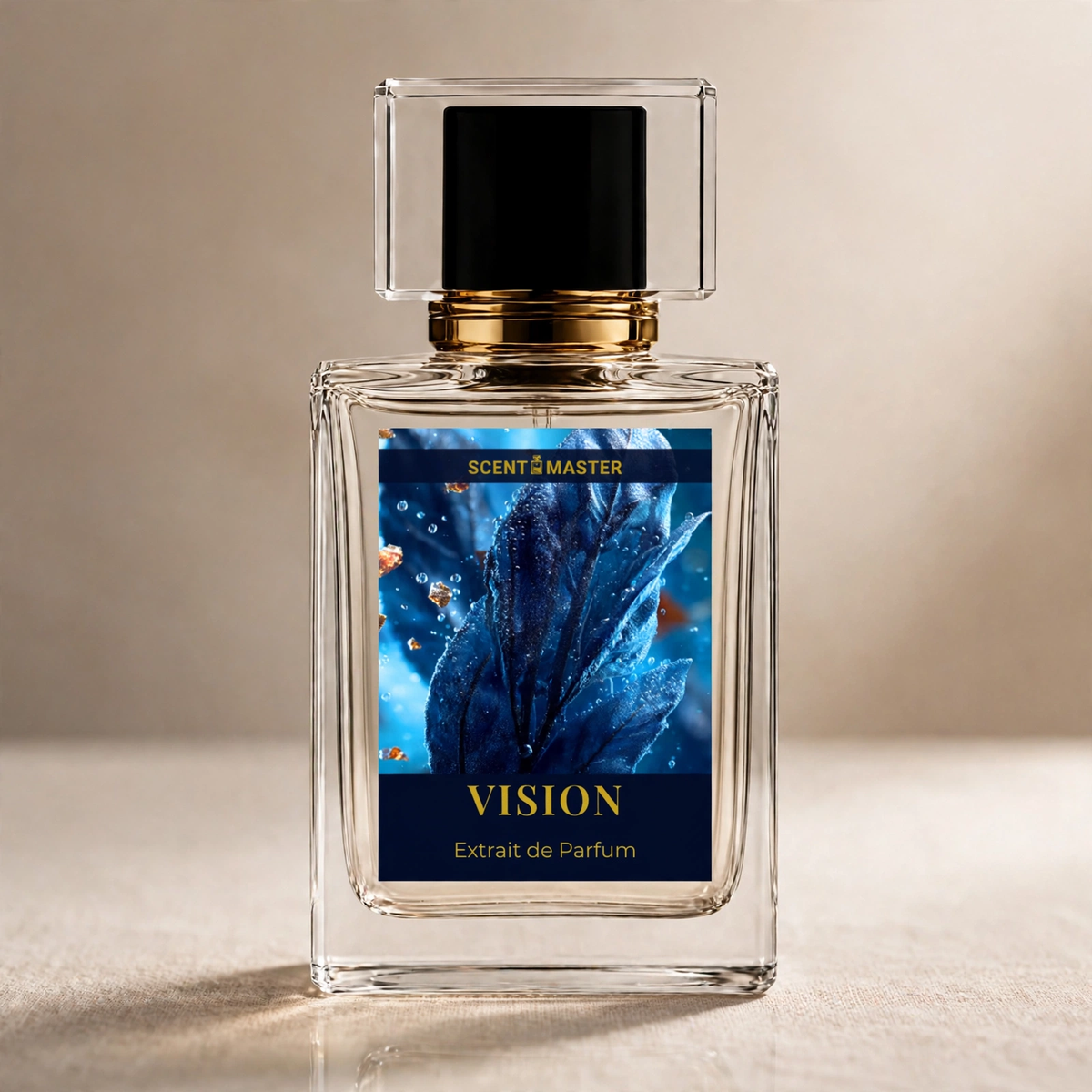 Vision perfume 100ml bottle render by Scent Master