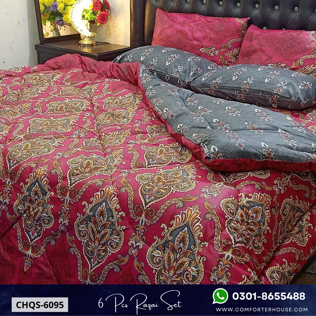 Comforter House | Vicky Razai Set | Double Bed | King Size | CHQS-6095