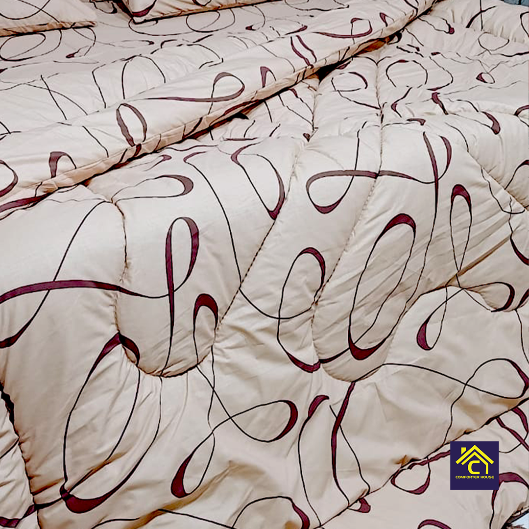 Comforter House | Pure Cotton Vicky Razai Set | Double Bed | King Size | CHQC-6007