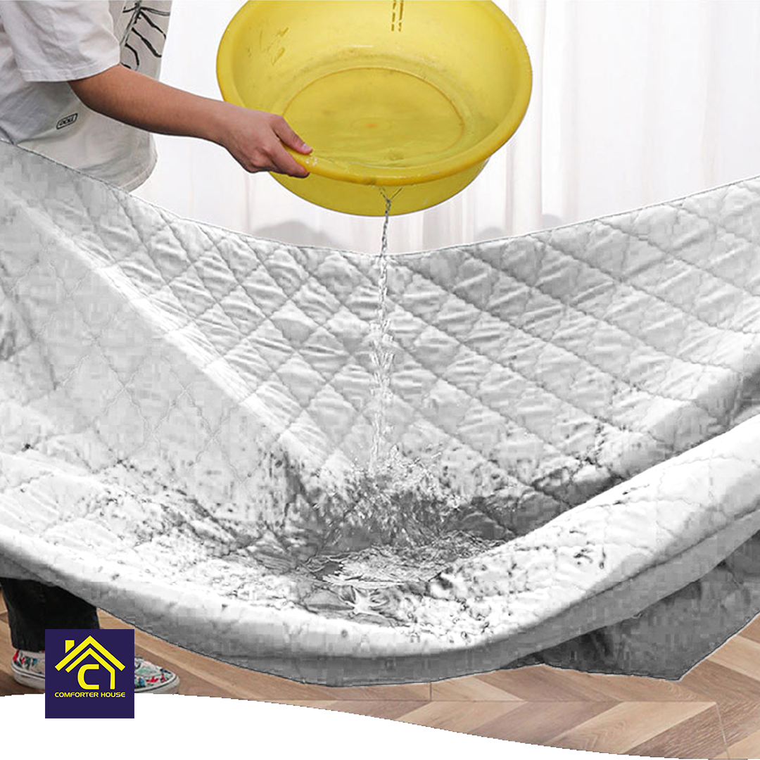 Comforter House | Quilted Waterproof Mattress Cover | Protector | Double Bed | King Size