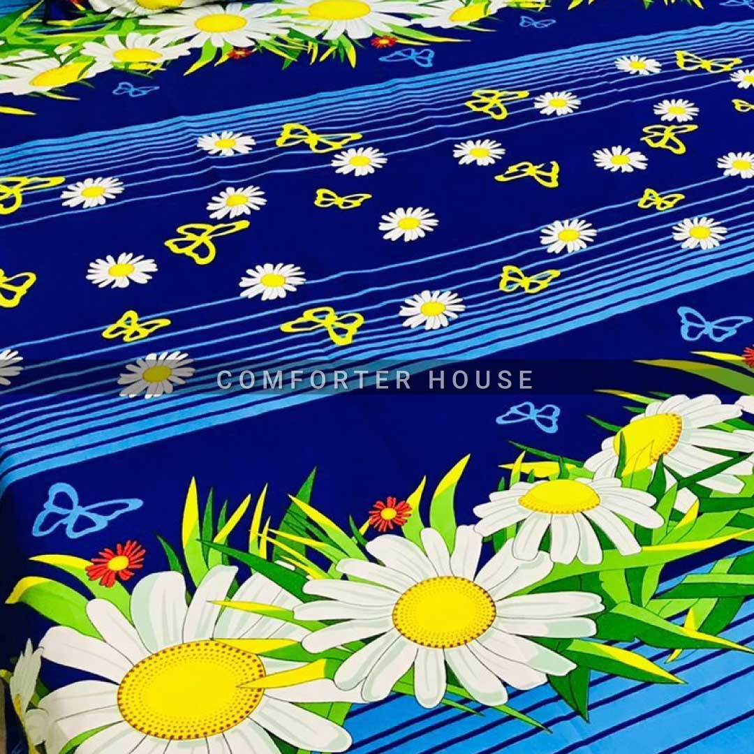 Comforter House | Crystal Bedsheet | Double Bed | King Size | SJCL-3303