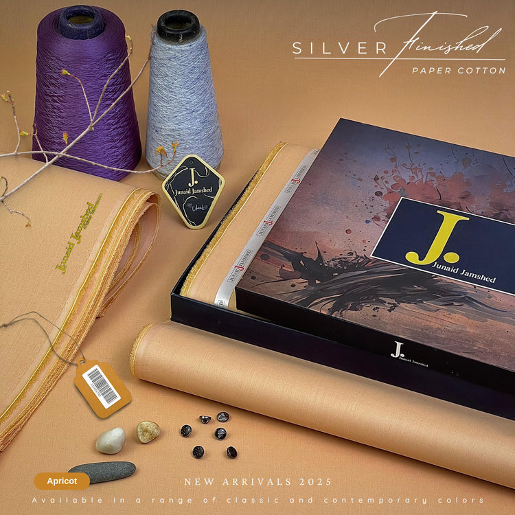 J dot Silver Finish Paper Cotton