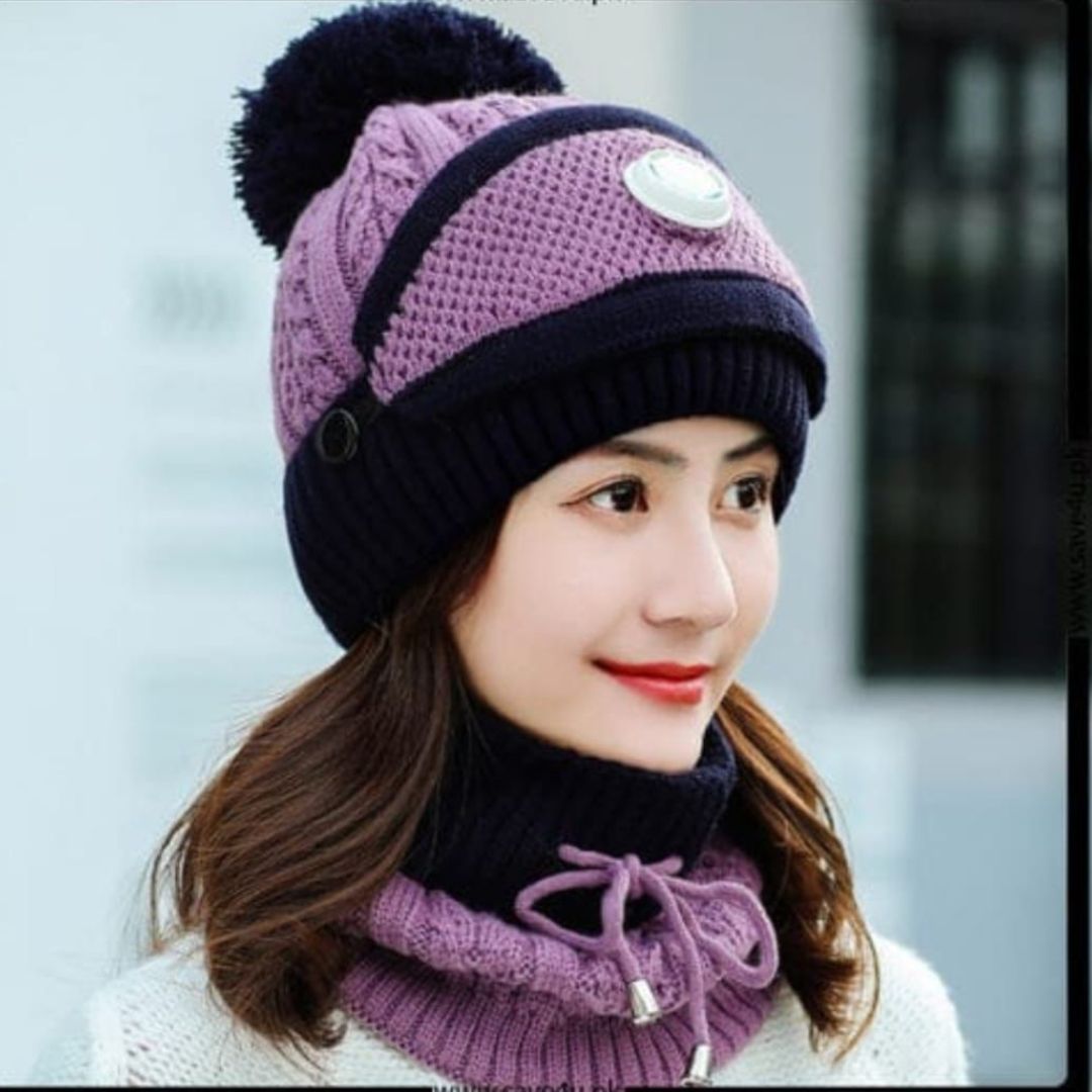 Women Beanie Set