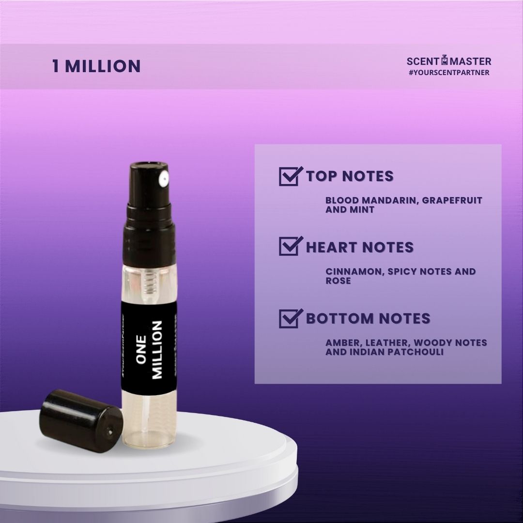 1 Million - Impression by Scent Master | 5 ML Tester Pack