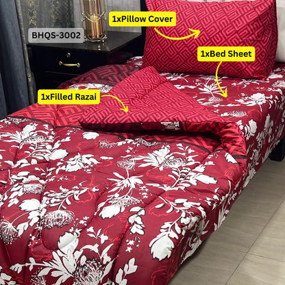 Comforter House | Vicky Razai / Quilt Set | Single Bed | BHQS-3002