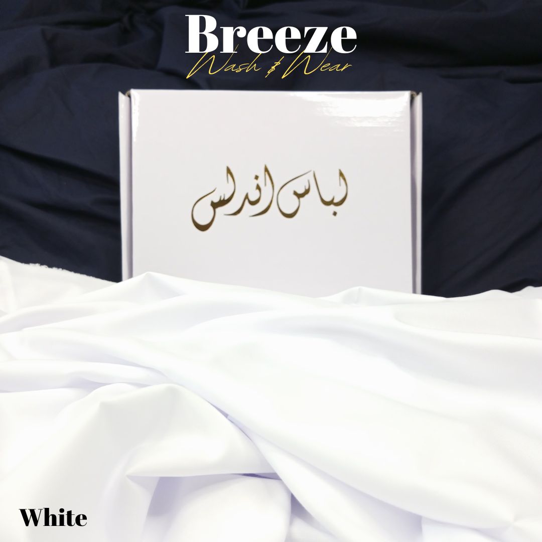 Breeze by Libas-e-Andalus - Premium Quality Wash and Wear | White