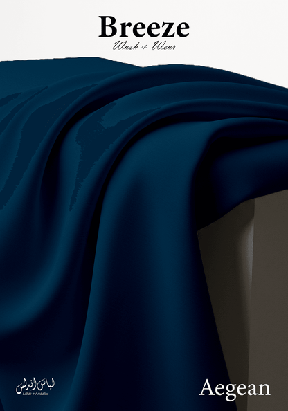 Breeze Premium Tropical Wash and Wear Unstitched Fabric for Men | Aegean